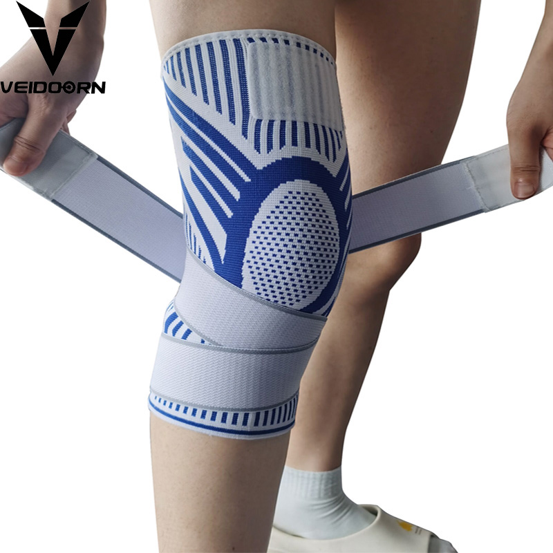 Gear For Crossfit - 1PC uomo compressione sport crossfit ginocchiere