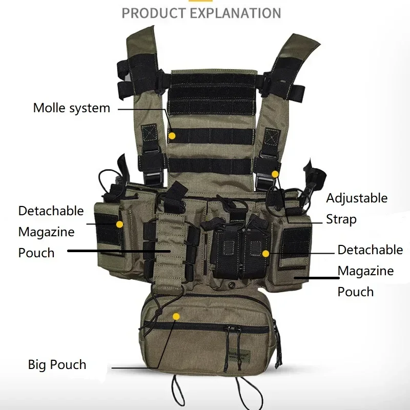 D3CR Chest Rig Vest Multicam N - Gear For Crossfit recensione e prezzo