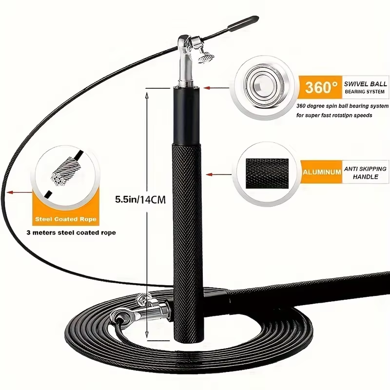 Filo d'acciaio Corda per salta - Skipping Rope Pvc recensione e prezzo